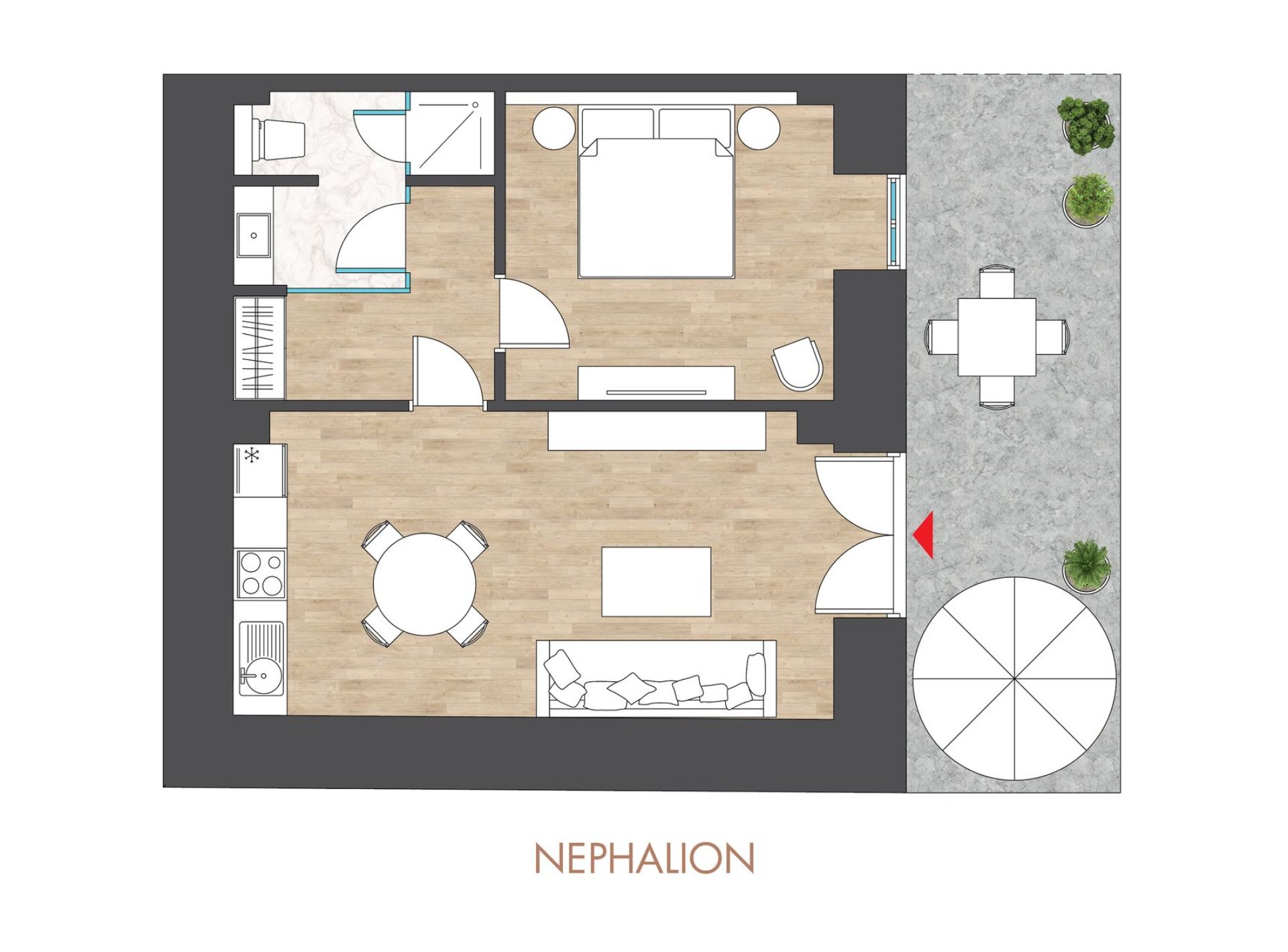 ISholidays Creta Nephalion apt 1 dormitorio