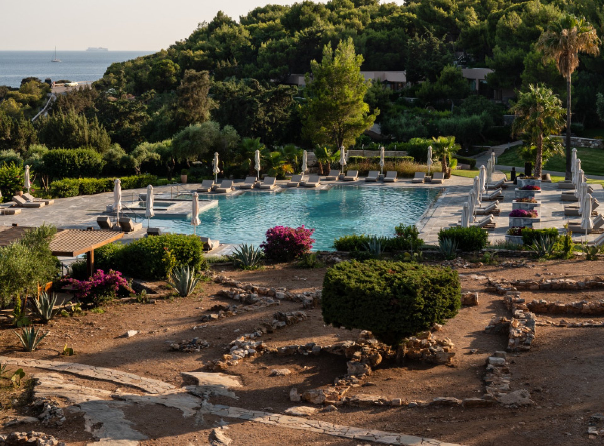 ISholidays Atenas Cape Sounio Presidential Villa Sea View Private Pool