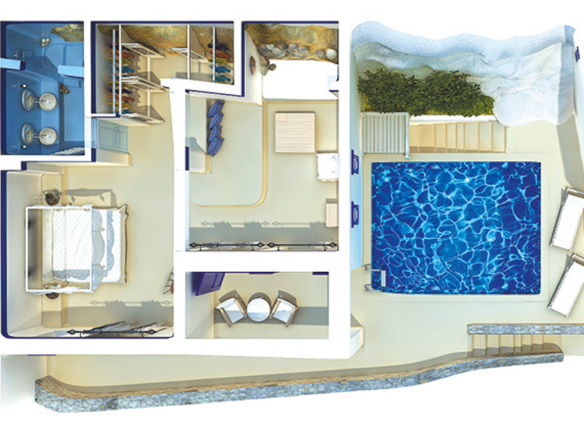 ISholidays Mykonos Blu Junior Villa Private Pool